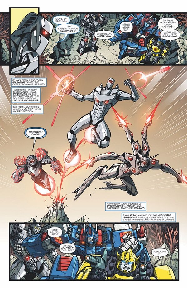 ROM Vs Transformers Shining Armor Issue 3 (of 5) Three Page ITunes Preview  (1 of 3)